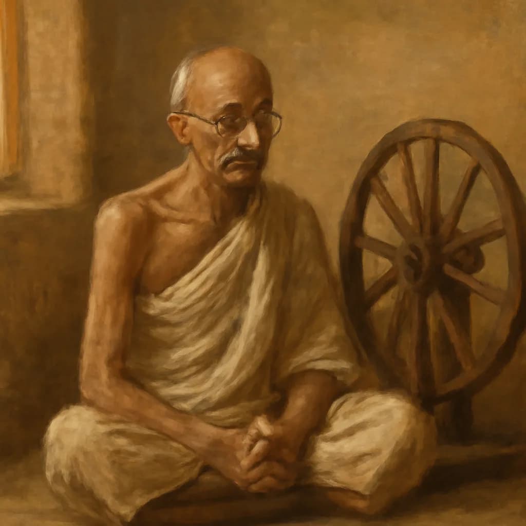 Gandhi: the Sermon on the Mount and distrust of Christians' Christianity